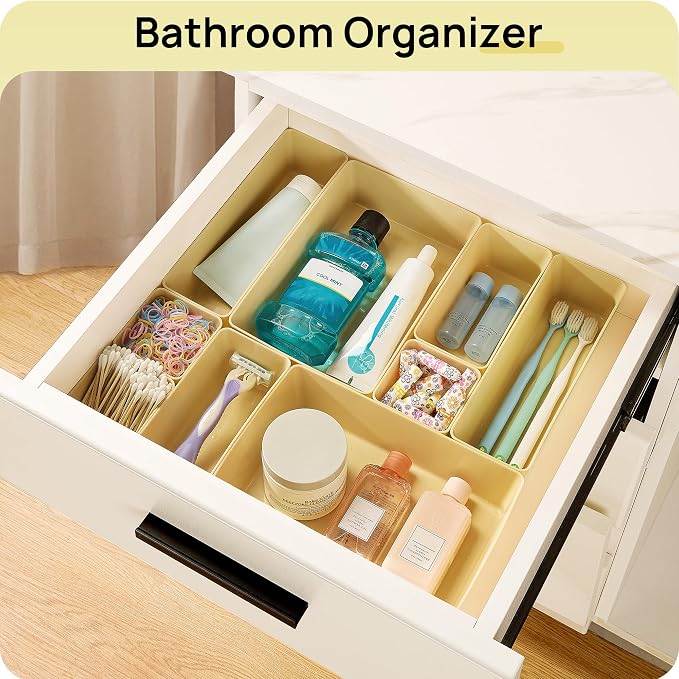 Vtopmart 25 Pack Plastic Drawer Organizers - Image 5