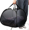 Collapsible Laundry Baskets, 90L Large Foldable Laundry Basket, Durable Mesh by Bemkoo