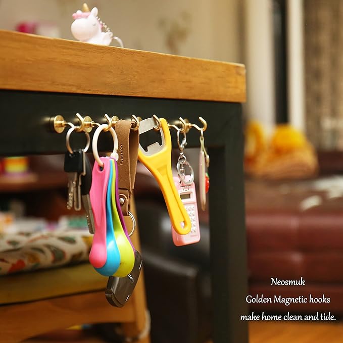 Neosmuk Magnetic Hooks, 30lb Heavy Duty, 12 Pack - Image 6
