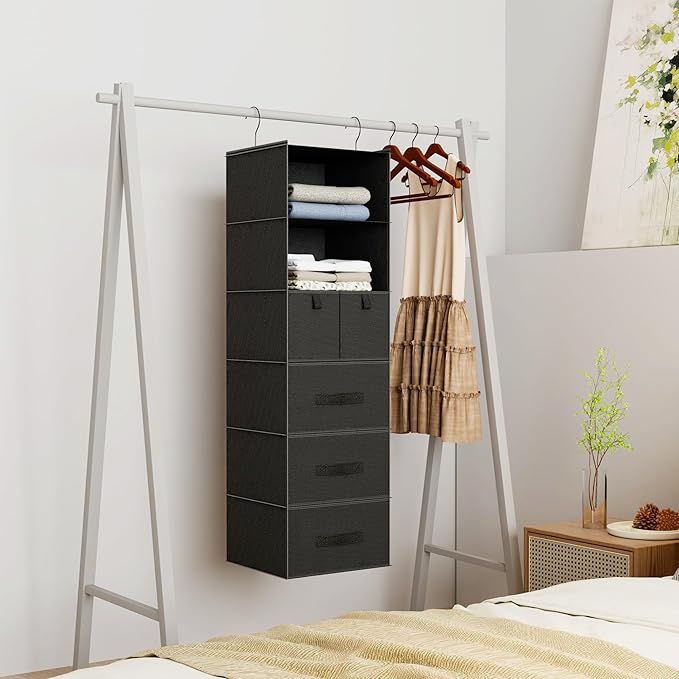6-Shelf Hanging Closet Organizer - Image 3