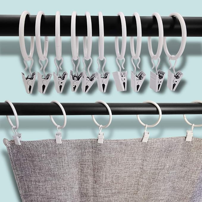 100 Pack Metal Curtain Rings - Image 5