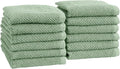 Great Bay Home 100% Cotton 12-Pack 13x13 Wash Cloth by GreatBayHome