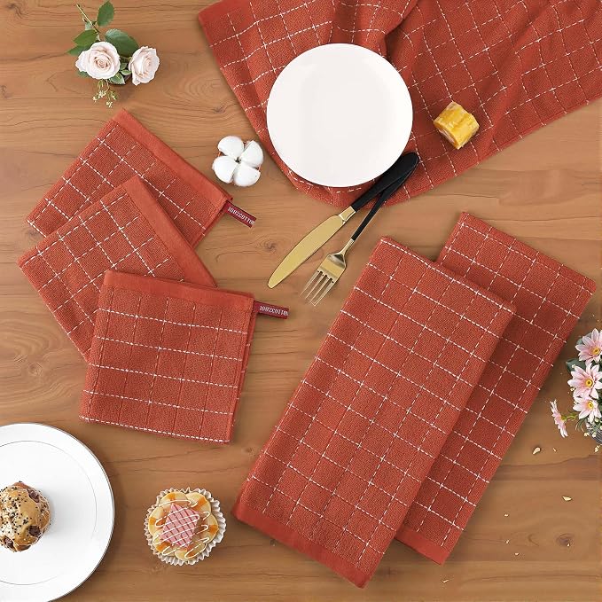 Homaxy Kitchen Towels and Dishcloths Set - Image 2