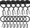 30Pcs 42mm Interior Diameter Metal Curtain Rings and Curtain Drapery Pin | by Dpyrrhic