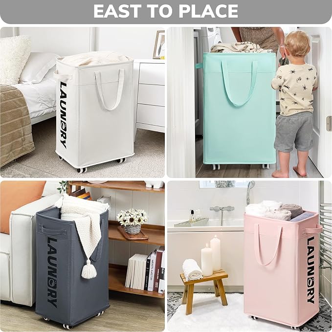 Goodpick 75L Rolling Laundry Basket - Image 8