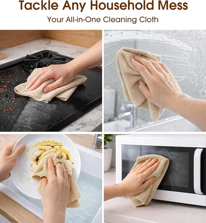 KitchLife Microfiber Cleaning Cloth Roll, 200 Pack - Image 5