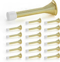 Ravinte Door Stoppers, 18 Pack Gold Spring Door Stops by Ravinte