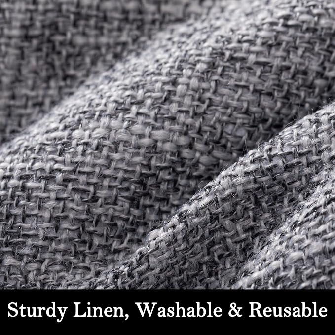 Sunolga Linen Door Draft Stopper, Removable Washable Cover, Blocks Hot and Cold - Image 4