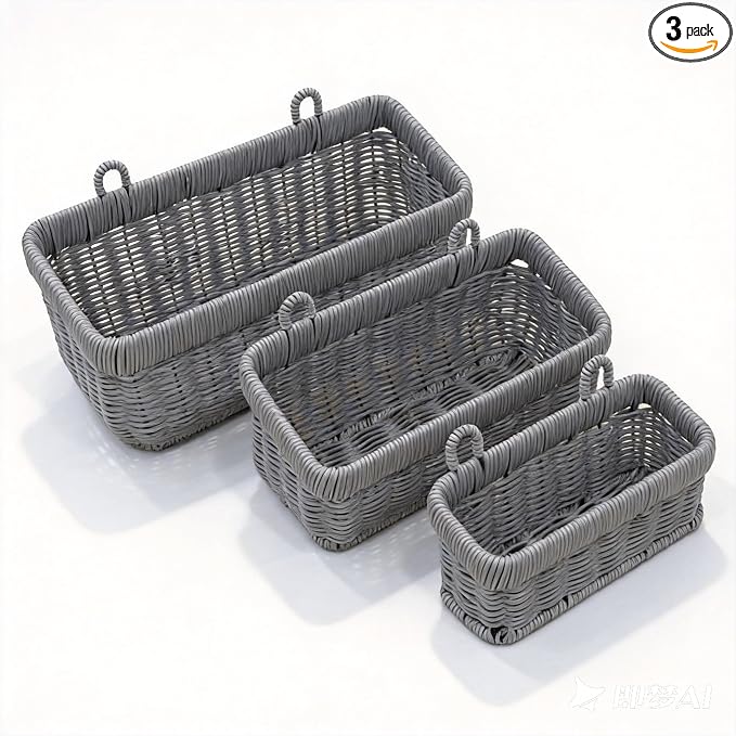 Wall Baskets, Hanging Wicker Baskets by Nicestand