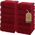 Hawmam Linen Luxury Cotton Washcloths 13x13 Inch by HawmamLinen