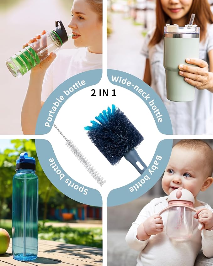 ROSEOK 2 in 1 Bottle Brush - Image 7