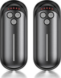 Rechargeable Hand Warmers 2 Pack, 6000mAh Electric Hand Warmer Rechargeable, 2 in 1 Portable Hand Warmers with AI Smart Chips, Outdoor, Hunting, Camping for Family for Christmas