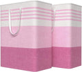 WOWBOX 2 Pack Laundry Baskets, Collapsible Dirty Clothes Laundry Hampers by WOWBOX