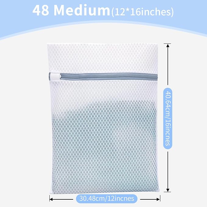 48PCS 12X16IN Laundry Bags Mesh Wash Bags - Image 2
