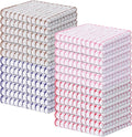 Kitinjoy Cotton 24 Pack Terry Kitchen Dish Cloths, Mix Colour by Kitinjoy