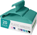 NEATERIZE Clothes Hangers Plastic 20 Pack by Neaterize