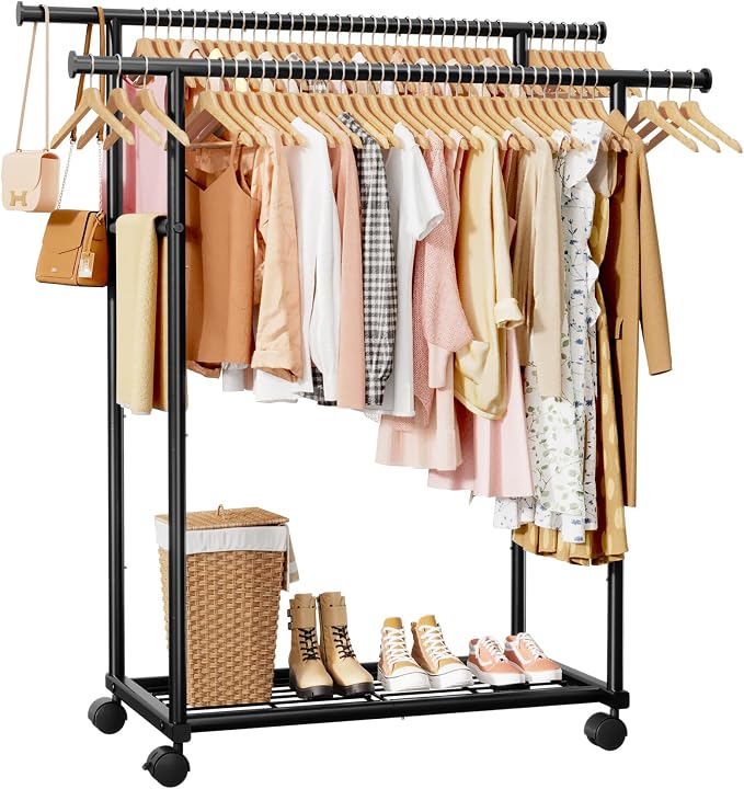 Sakugi Double Rods Clothes Rack by Sakugi