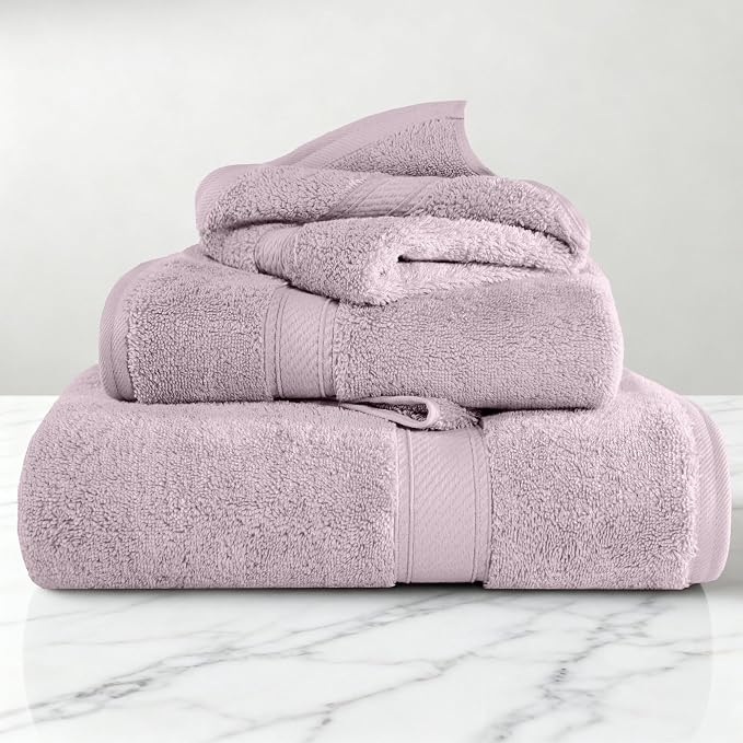 SUPERIOR Egyptian Cotton Ultra Plush & Absorbent, 3 Piece Set, Soft Luxury - Image 2