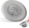 TRAPMATE Hair Catcher Shower Drain, Prevent Clogging Bathtub Drain Hair Catcher by TRAPMATE