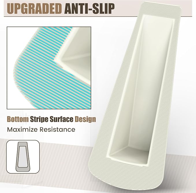 Crosize 5 Pack Door Stoppers for Bottom of Door, Rubber Door Stops | Premium - Image 2