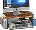 Desk Organizer and Accessories, 2-Tier Computer Monitor Stand Riser by OPNICE