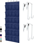 GORILLA GRIP Over the Door Shoe Organizer, 24 Large Pockets, Space Saving by Unknown