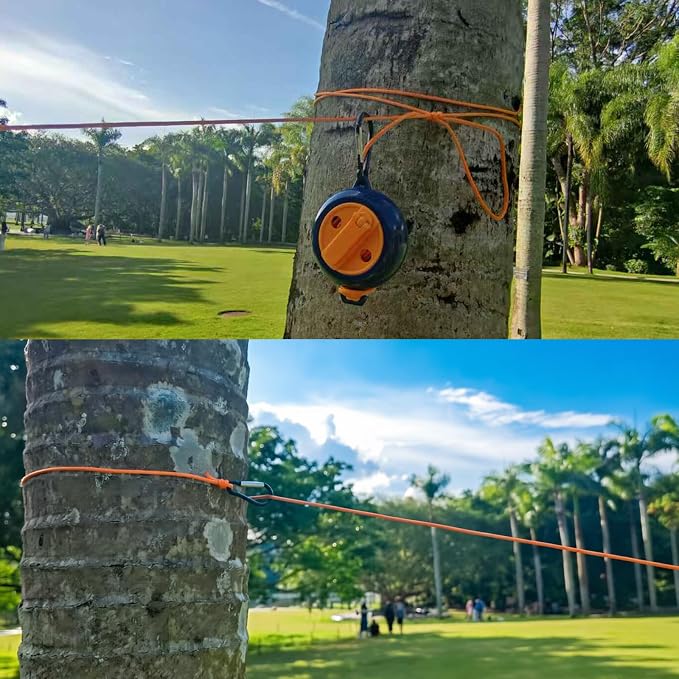 32 FT Portable Travel Clothesline, Retractable Camping Clothesline - Image 3