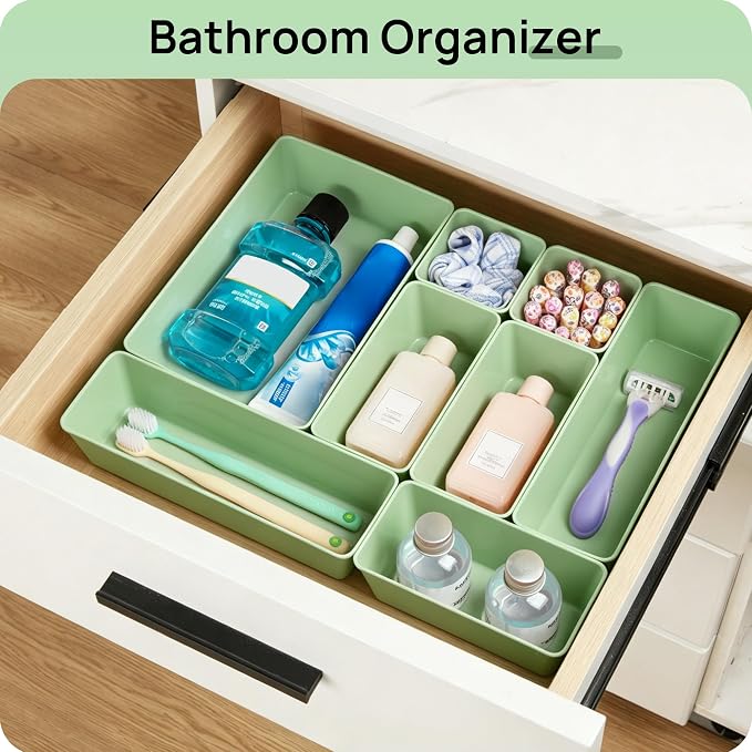 Vtopmart 25 Pack Plastic Drawer Organizers - Image 5