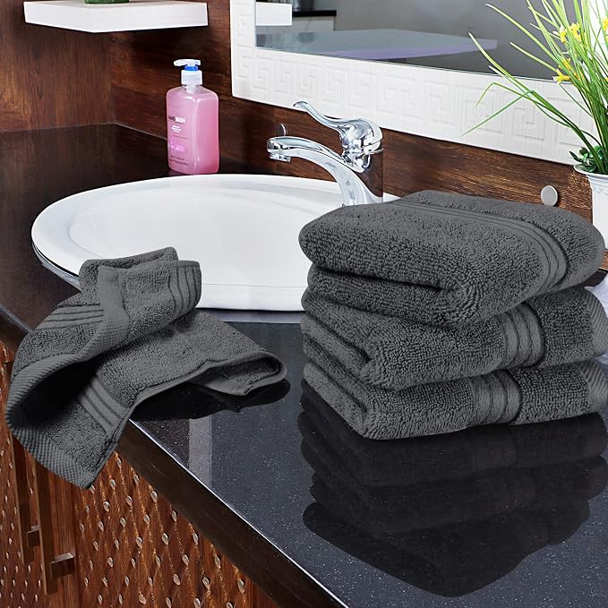 Utopia Towels 12 Pack Premium Wash Cloths, 12x12 in, 100% Cotton, Gym & Face - Image 8