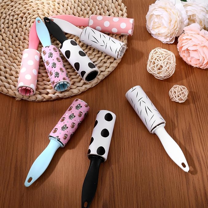 24 Pcs Mini Lint Roller for Clothes Travel Size, Travel Lint Roller for Clothes - Image 6