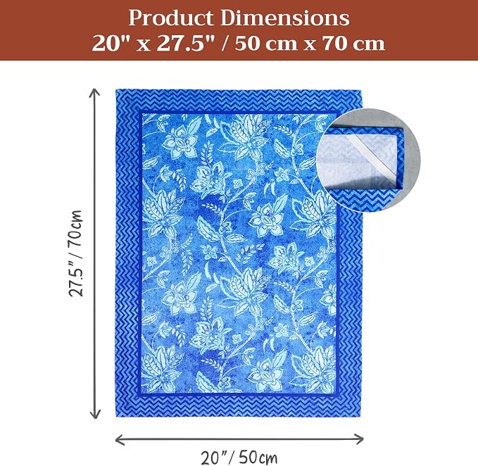 Maison d' Hermine Kitchen Towels Set of 3 Reusable 100% Cotton 27.50" x 20" - Image 7