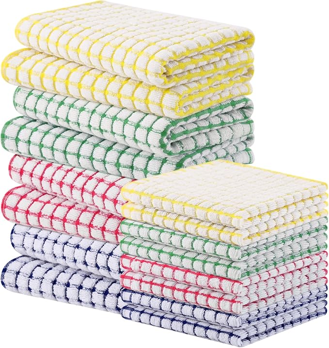 Homaxy Kitchen Towels and Dishcloths Set by Homaxy