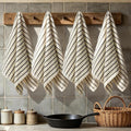 Striped Kitchen Towels for Family: Decorative Classic by Unknown