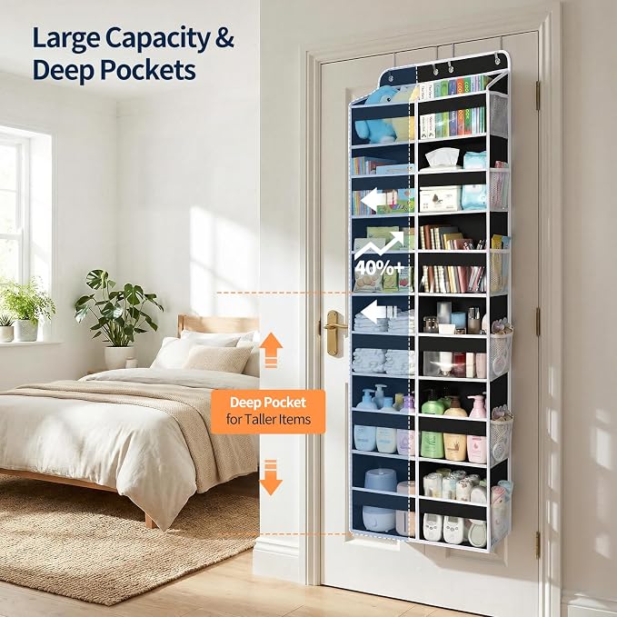 Yecaye 6 Tier Over The Door Organizer, Door Organizer - Image 5
