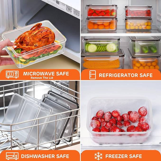 44 PCS Airtight Food Storage Container - Image 6