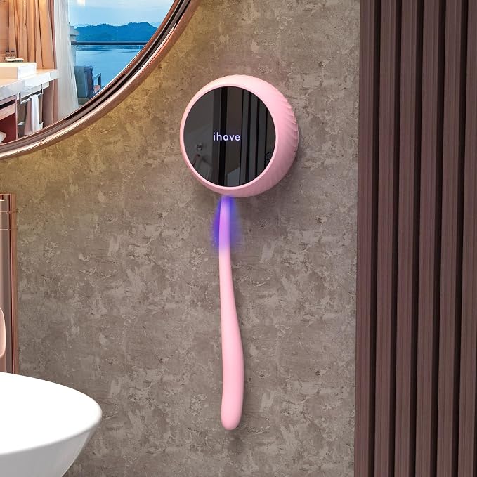 iHave Toothbrush Sanitizer Wall Mount, Portable UV Toothbrush Holder Travel | by ihave