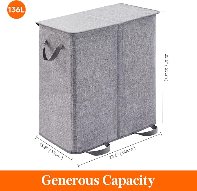 Lifewit Double Laundry Hamper - Image 6