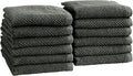 Great Bay Home 100% Cotton 12-Pack 13x13 Wash Cloth by GreatBayHome