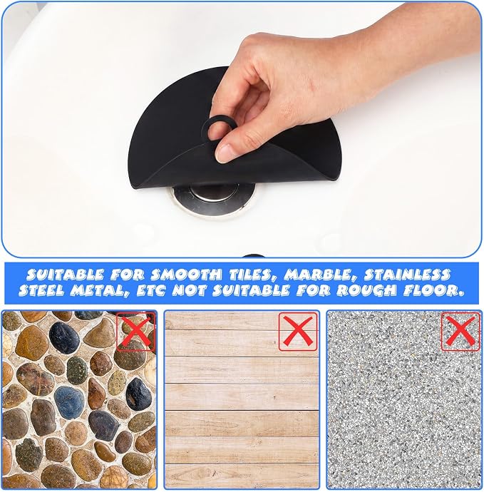 6 Pack Drain Covers for Bugs, 6 X 6 Inch, Anti Odor and Cockroach, Kitchen - Image 5