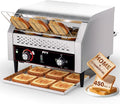 PYY Commercial Conveyor Toaster 450 Slices/Hour, Electric Conveyor Belt Toaster for Toast, Bun, Bagel, Bread, Heavy Duty Stainless Steel Toaster Oven for Restaurant, Bakery, Buffet Use