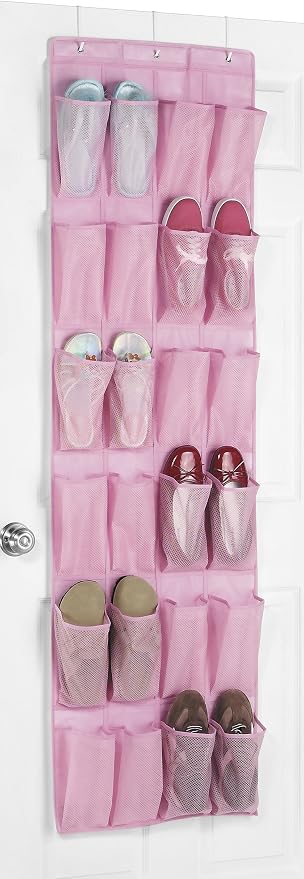 Whitmor 24 Pocket Over the Door Shoe Organizer - Image 2