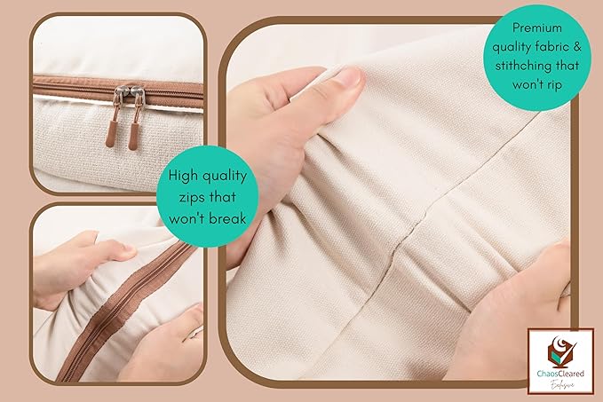 100% Cotton Cashmere & Wool Storage Bag – Breathable Sweater Storage Bag - Image 5