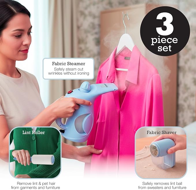 Inspired Living Fabric Care Kit – 3-Piece Clothes Care Set - Image 2