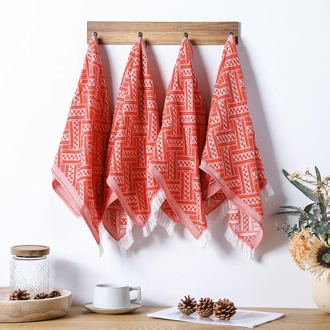 HunnmingRe 4 Pack Boho Hand Towel - Image 5