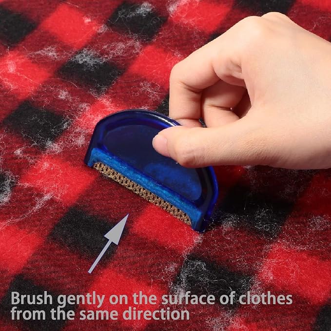 Boao 2 Pieces Fine Wool Clothes Sweater Combs and Sweater Fabric Shaver - Image 2