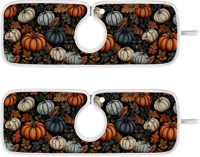 Fall Thanksgiving Pumpkin Sink Mat - Image 2