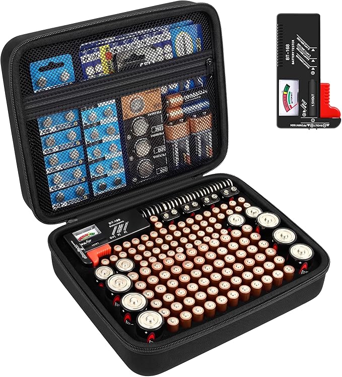 Comecase Battery Organizer Storage Case by COMECASE