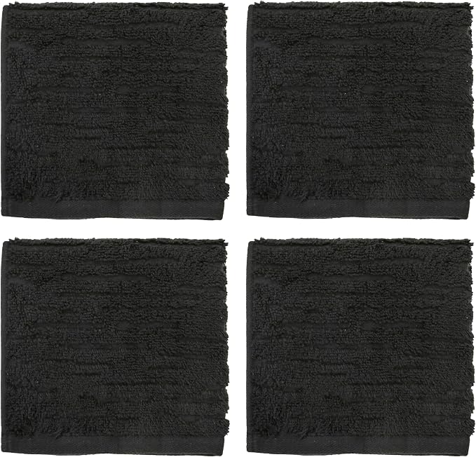 SKL Home CloudSoft Washcloth Set, 100% Cotton Luxury, Slate | Premium spa-level - Image 2