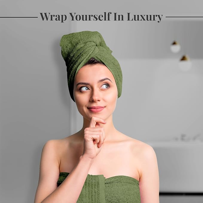 8 Piece Towel Set, 2 XL Bath, 2 Hand, 4 Washcloth, Lighter Weight, Quicker to - Image 3