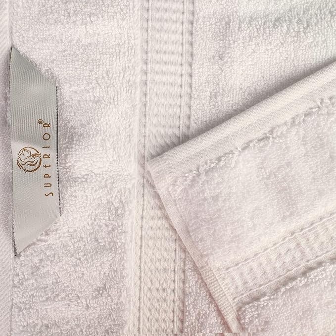 SUPERIOR Egyptian Cotton Pile Heavyweight Bath Sheet, 2 Piece Set, Cream | - Image 6